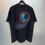 SAINT MICHAEL Vintage T Shirt Tour Limited FOG Earth Lizard Man Short Sleeve