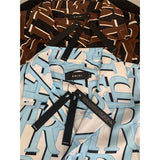 Amiri Shirt And Shorts 2 Piece Set Fashion Print Couple High Street