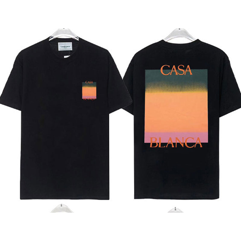 Casablanca T Shirts Rainbow Gate Alphabet