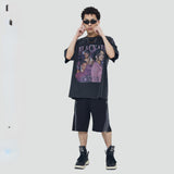Y2g Shirts for Boys Vintage T-shirt Hip Hop Loose Short Sleeve Men and Women