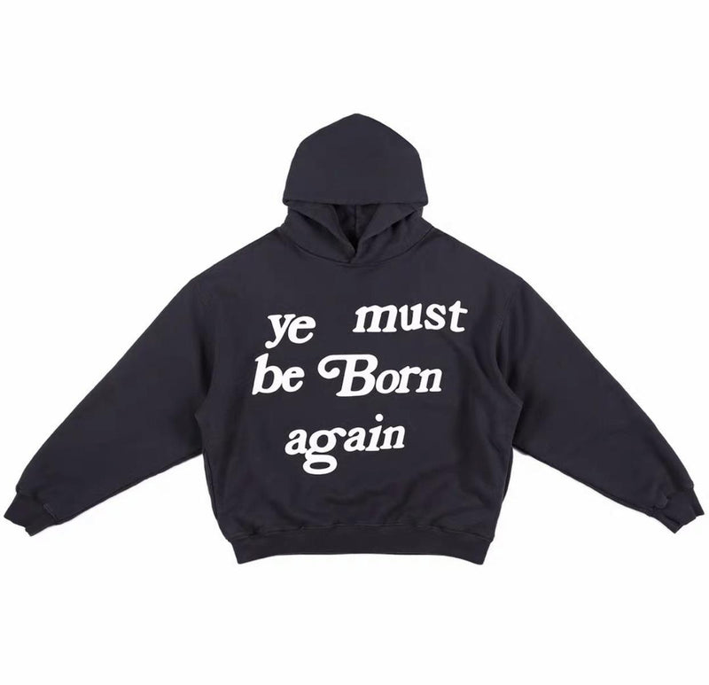 Kanye West Jesus Is King Hoodie Big Talker Rebirth Special-Interest Fashion Brand Dark High Street Couple Fog Hooded Sweater