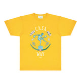 Casablanca T Shirts Fashion Print Street