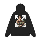 OFF WHITE Hoodie Trendy Street Style Personalized Cotton