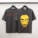 Marilyn Manson T Shirt Creative Fun Printing T-shirt