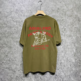 Amiri t shirts bull printing short sleeve