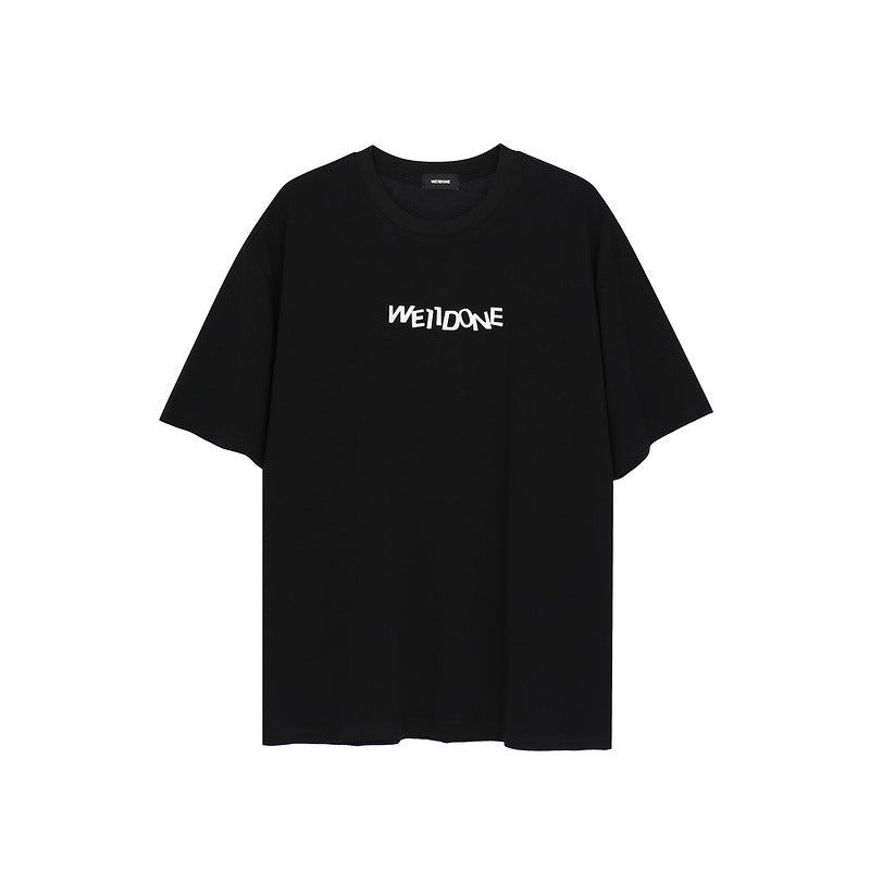We11 Done T Shirts We11done Letter Printing Men's and Women's Same Casual
