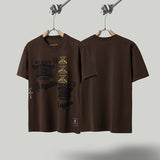 Travis Scott T Shirts x Mitchell x Ness North Carolina AT Aggies Seal T-Sleeve