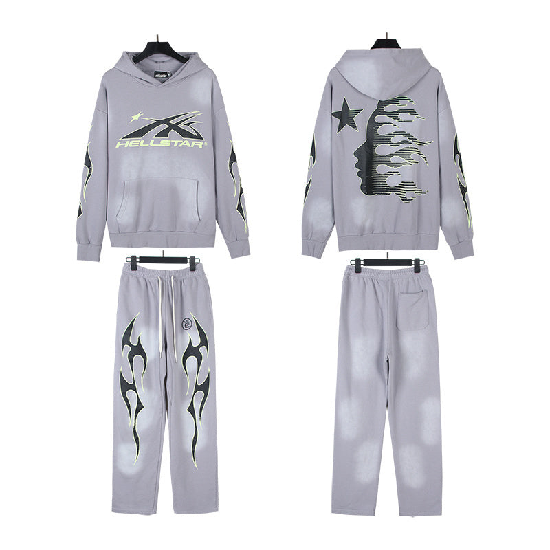 HS Hoodie And Pants Two-Piece Set