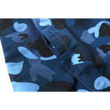 Shark Print Jacket Spring And Autumn Men'S Fashion Fashion Brand Camouflage Workwear Wind Coat Coat