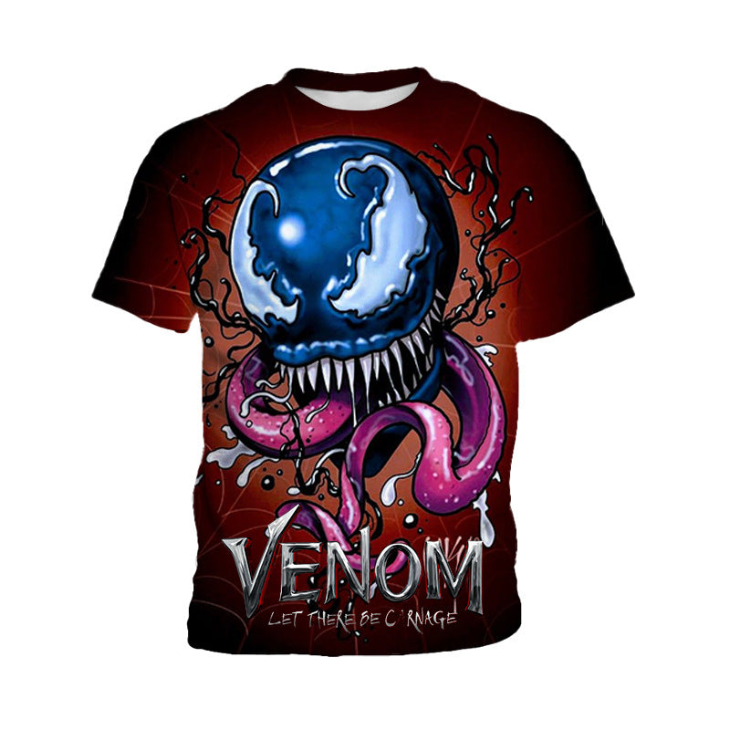 Marvel T Shirt Men's Short Sleeve Casual Fashion Printing