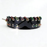 Trendy punk glasses y2k flash diamond