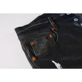 Purple Brand Jeans Pure Cotton High Street Trend #9036
