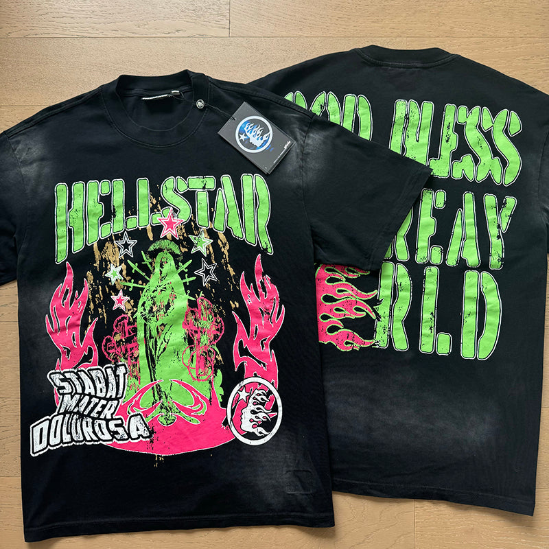 HS T Shirts Washed Aging Process