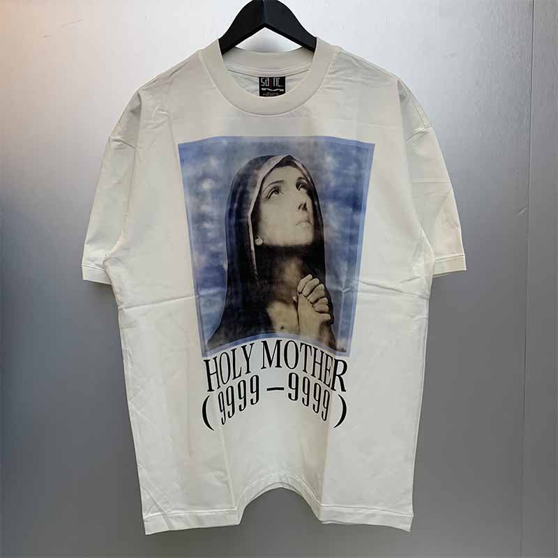 SAINT MICHAEL Vintage T Shirt holy mother short sleeve