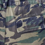Godspeed Shorts Summer GOD Camo Overalls Denim Shorts