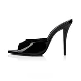 Louboutin-style red bottom shoes exportfrenchcl red bottom women's stiletto shoes sexy pointed toe flatsflats high heels fish mouth women's shoes