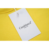 Casablanca T Shirts Meaningful Prints Loose Cotton Tee