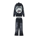 HS Hoodie And Pants Two-Piece Set