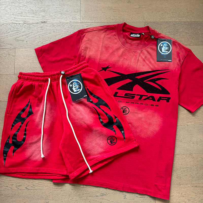 HS T-Shirt And Shorts Two-Piece Set