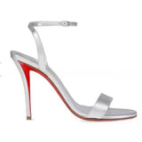 Louboutin-style red bottom shoes popular anchor cl studded red bottom shoes pointed toe cm high heels autum work export style women's shoes