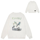 Evisu Sweatshirts Loose Unisex Sweater