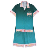 Casablanca Shirt Printed Cardigan Short Sleeve Shirt