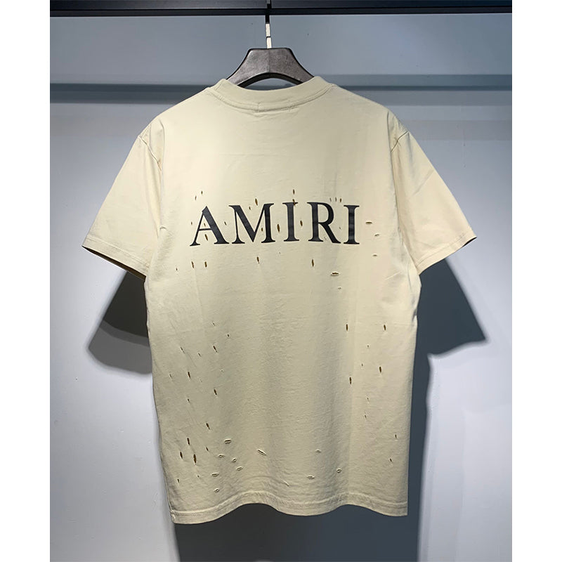 Amiri T Shirts Fashion Print Couple High Street