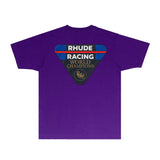 Rhude T Shirts Printed Trendy Pure Cotton