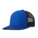 Trendy flat brimmed hat sunshade net hat
