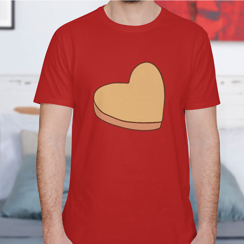 Valentine's Day T-Shirts Couple Love Print Sweet Style