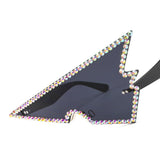 Trendy punk glasses retro uv protection