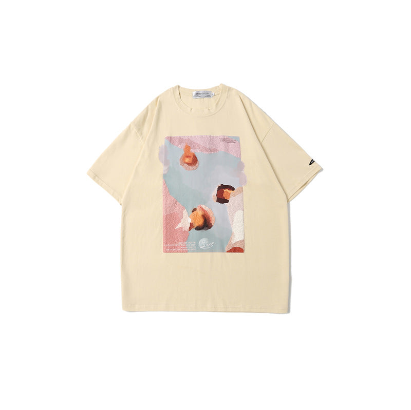 Caravaggio T-Shirts Summer Printed Short-Sleeved T-shirt