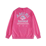 Amiri Distressed Sweatshirt Printed Trendy Pure Cotton
