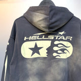 HS Hoodie Retro Printed Loose Autumn and winter