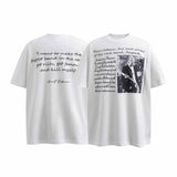 SAINT MICHAEL Vintage T Shirt Nirvana Band Kurt Cobain Short Sleeve