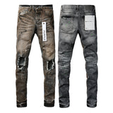 Purple Brand Jeans Pure Cotton High Street Trend #9031
