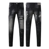 Purple Brand Jeans Pure Cotton High Street Trend #9099