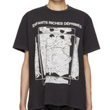 ERD T Shirts Figure Illustration Loose round Neck Short Sleeve