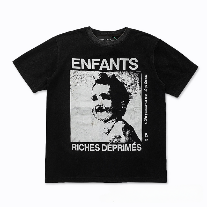 ERD T Shirts Summer Washed Children's Printed Short Sleeve Loose