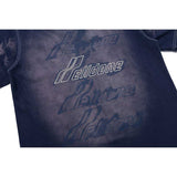 We11 Done T Shirts Men's and Women's Same Flocking Loose Cotton