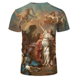 Caravaggio T-Shirts Printing Stylish Casual Loose Men's and Women's Short-Sleeved T-shirt