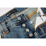 Purple Brand Jeans Pure Cotton High Street Trend #9077