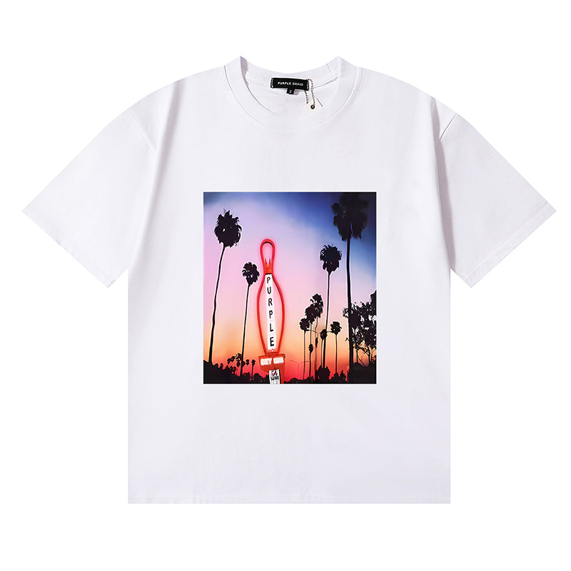Purple Brand T Shirts Men's and women's casual tops