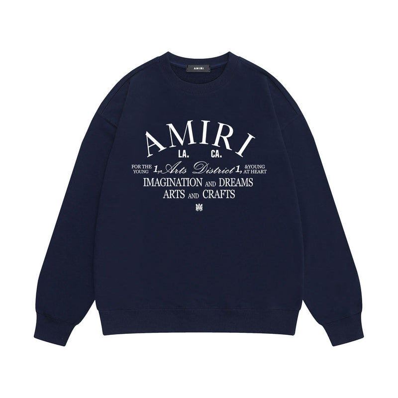 Amiri Sweatshirt Printed Trendy Pure Cotton