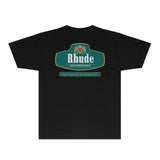 Rhude T Shirts Printed Trendy Pure Cotton