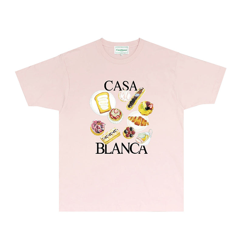 Casablanca T Shirts Fashion Print Street
