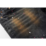 Purple Brand Jeans Pure Cotton High Street Trend #9109