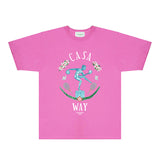 Casablanca T Shirts Fashion Print Street