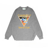 Casablanca Long sleeve T-shirt Portal Printed Cotton Crew Neck