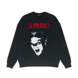 Amiri Sweatshirt Printed Trendy Pure Cotton